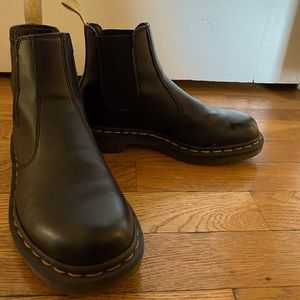 SOLD VEGAN LEATHER Black Matte LIKE NEW Doc Martens